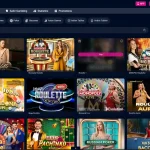 VBET UK live casino lobby with roulette, blackjack and live-table categories