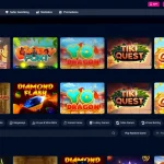 VBET UK slots lobby with slot categories and provider navigation